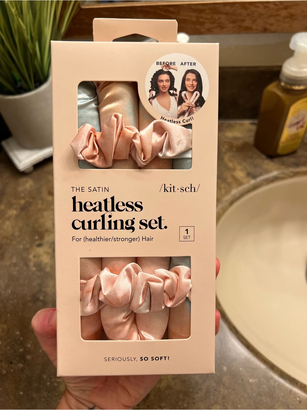 Kitsch Satin Heatless Curling Set